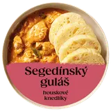 Cibule Bistro Segedínský guláš s houskovým knedlíkem