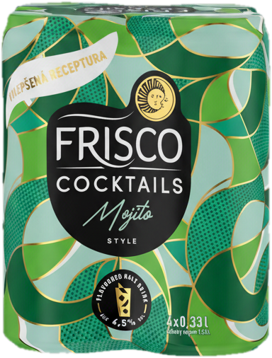 Frisco Coctails Mojito 4×0,33 l plech