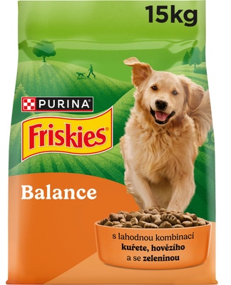 Friskies Balance granule pro psy kuře, hovězí, zelenina