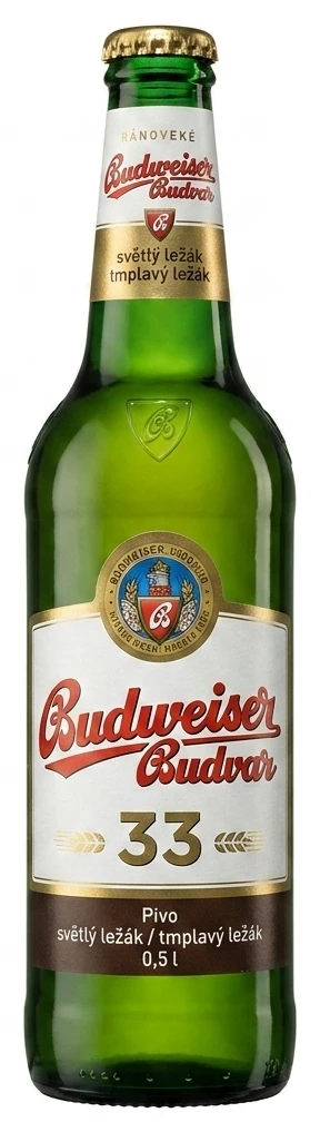 Budweiser Budvar/Budvar 33 Pivo