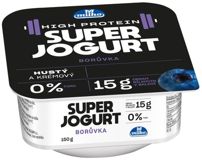 Milko Super jogurt borůvka