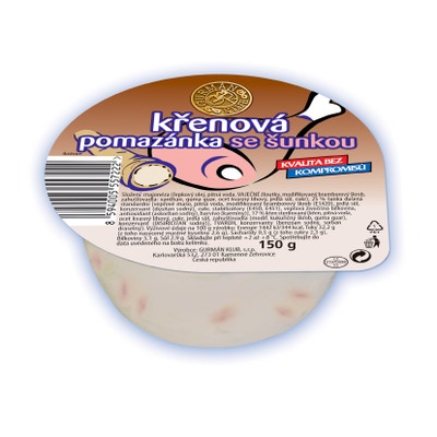 Gurmán Klub Křenová pomazánka se šunkou
