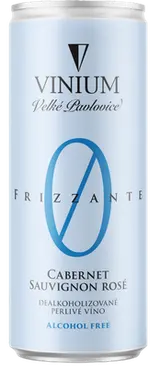 Vinium Frizzante Cabernet Sauvignon rosé Nealko 0.0% plech