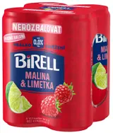 Birell 0. 0 Malina & Limetka nealkoholické pivo 4×0,33 l plech