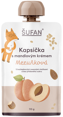 Šufan Kapsička s mandlovým krémem meruňková