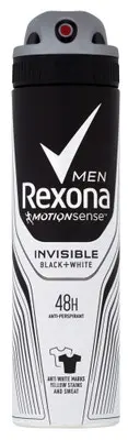 Rexona Motionsense invisible black+white antiperspirant