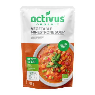 Activus ORGANIC Krémová zeleninová minestrone polévka