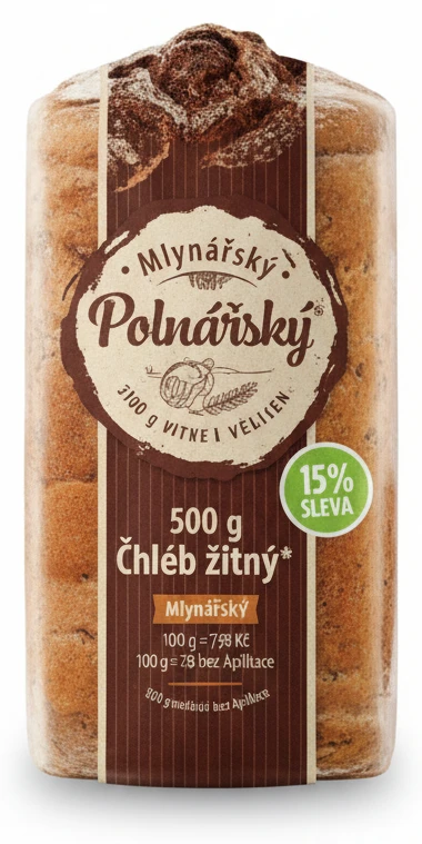 Mlynářský chléb žitný