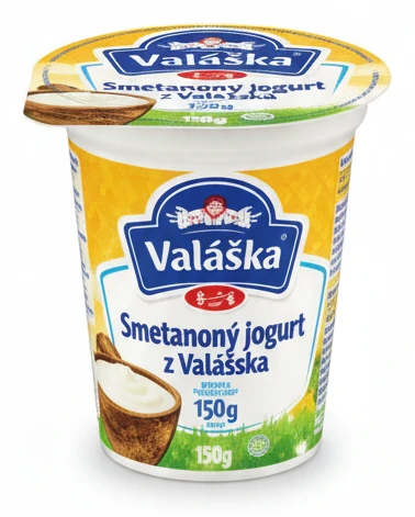 Smetanový jogurt z Valašska