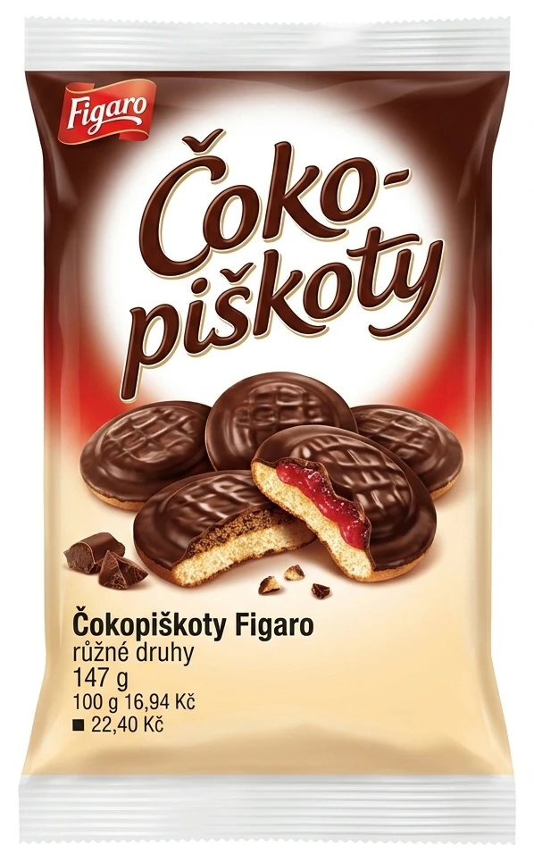 Čokopiškoty Figaro