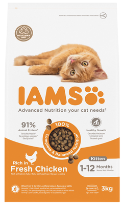IAMS Krmivo Chicken pro koťata