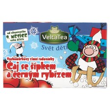 VeltaTea Svět dětí Čaj se šípkem a černým rybízem Vochomůrkovy zimní radovánky 20 x 2g (40g)