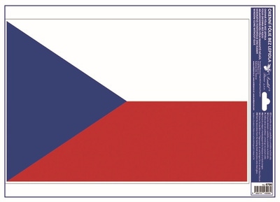 Anděl Přerov Okenní fólie Česká vlajka