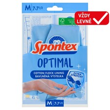 Spontex Optimal rukavice M 7-7½ 1 pár
