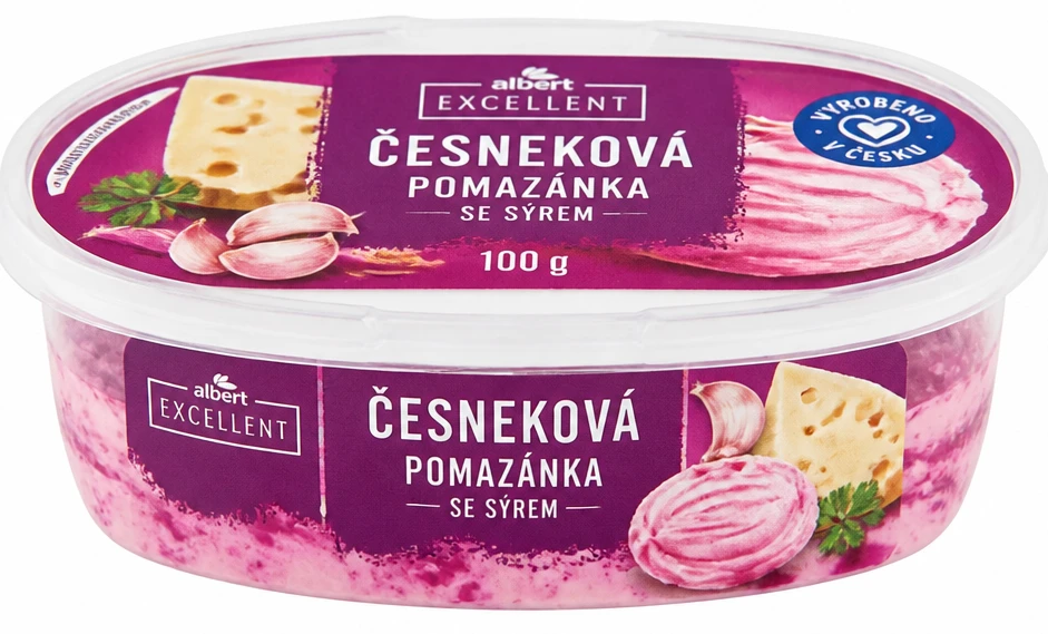 Česneková pomazánka se sýrem