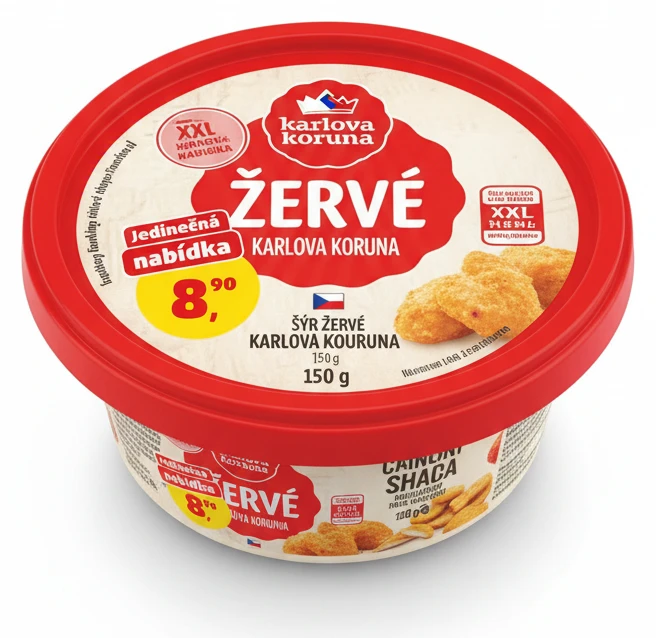 Sýr Žervé XXL Karlova Koruna