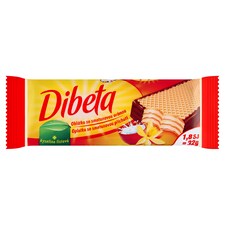 Dibeta Oplatka se smetanovou příchutí 32g