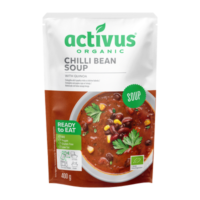 Activus ORGANIC Fazolová chilli polévka