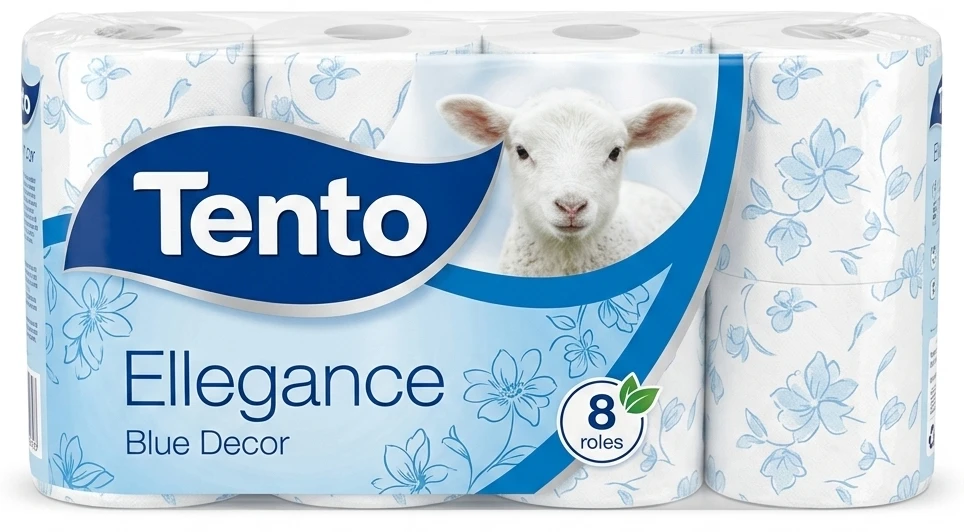 Tento Toaletní papír Ellegance Blue Decor