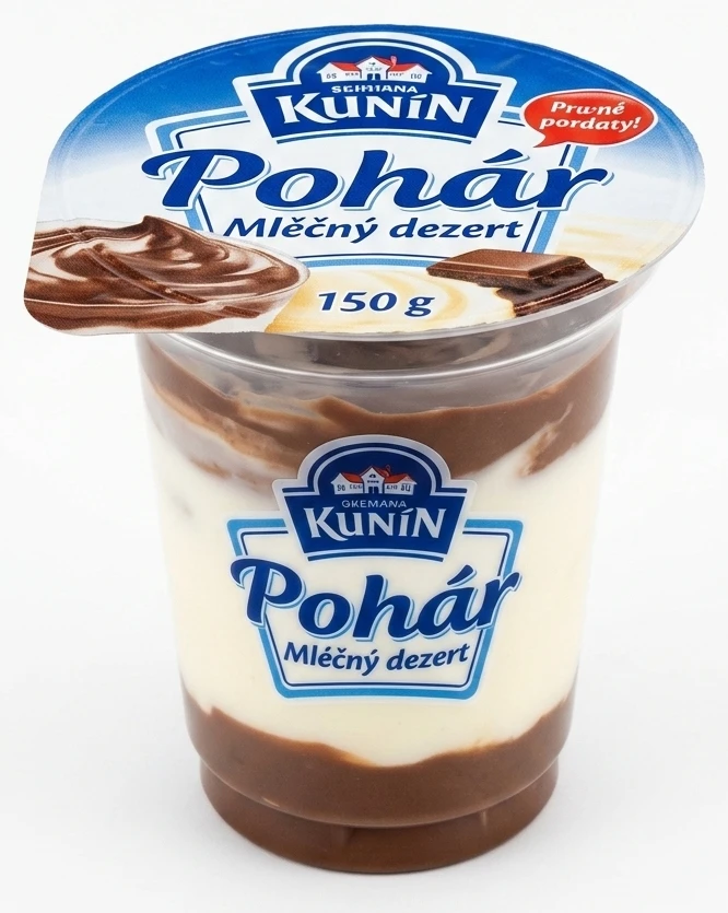 Kunín Pohár Mléčný dezert
