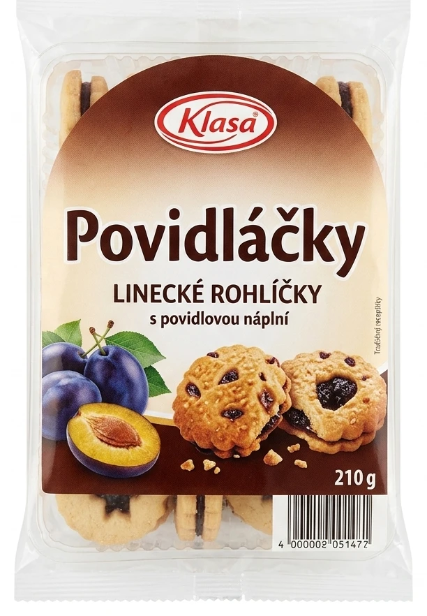 Klasa Povidláčky linecké rohlíčky s povidlovou náplní