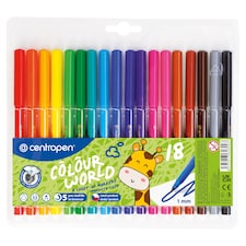 Centropen Barevné fixy 18 ks