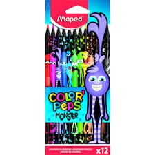 Maped Color' Peps Monster bezdřevé pastelky 12 ks