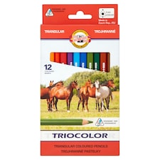 KOH-­I-­NOOR Trojhranné pastelky TR9 12 ks