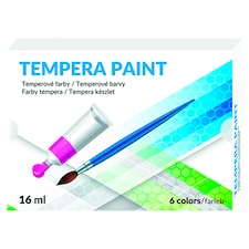 Temperové barvy 6 barev 16ml