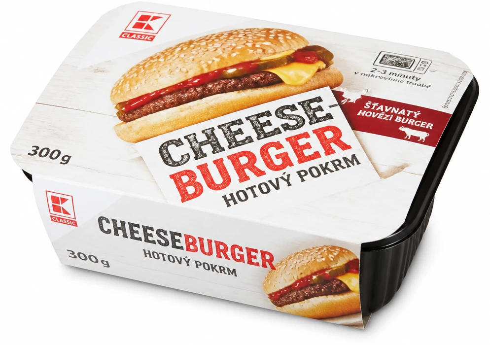 Cheeseburger hotový pokrm