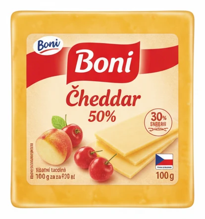 Sýr Cheddar 50% Boni