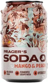 Prager's Soda Mango & Peach
