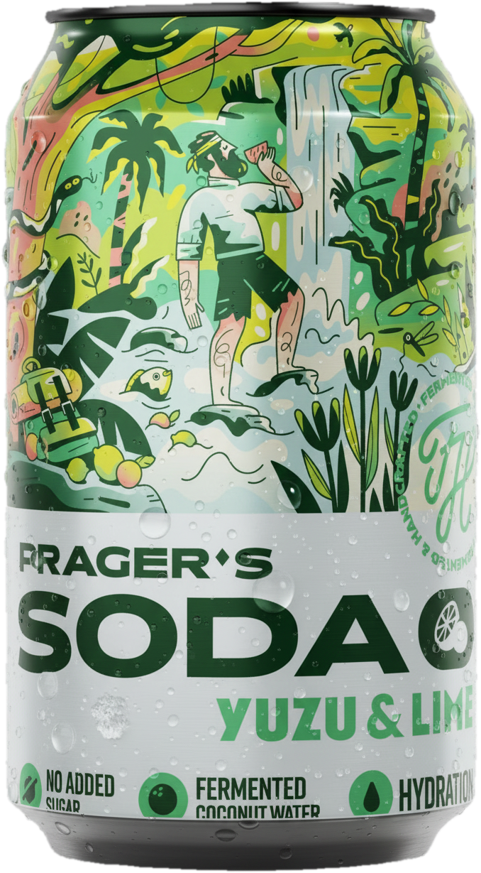 Prager's Soda Yuzu & Lime