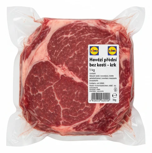 Hovězí přední bez kosti - krk