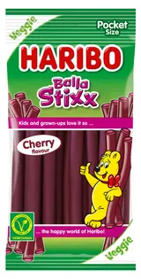 Haribo Balla Stixx Cherry želé s příchutí třešně 80g