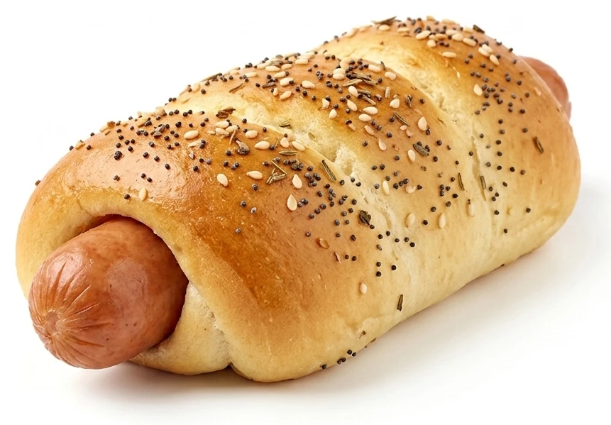 Hot Dog s vepřovým párkem