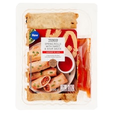 Jarní závitky se zeleninou a sladkokyselou omáčkou 230g