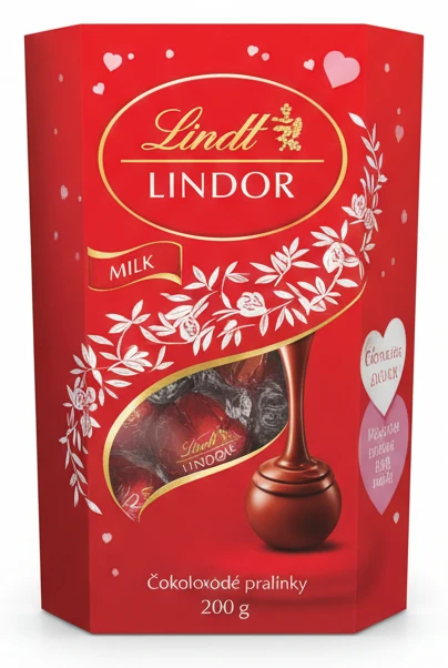 LINDT LINDOR Čokoládové pralinky