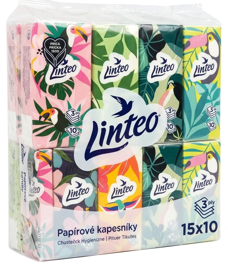 Linteo Papírové kapesníky