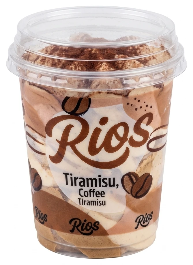 Zmrzlina Cup Rios tiramisu, coffee