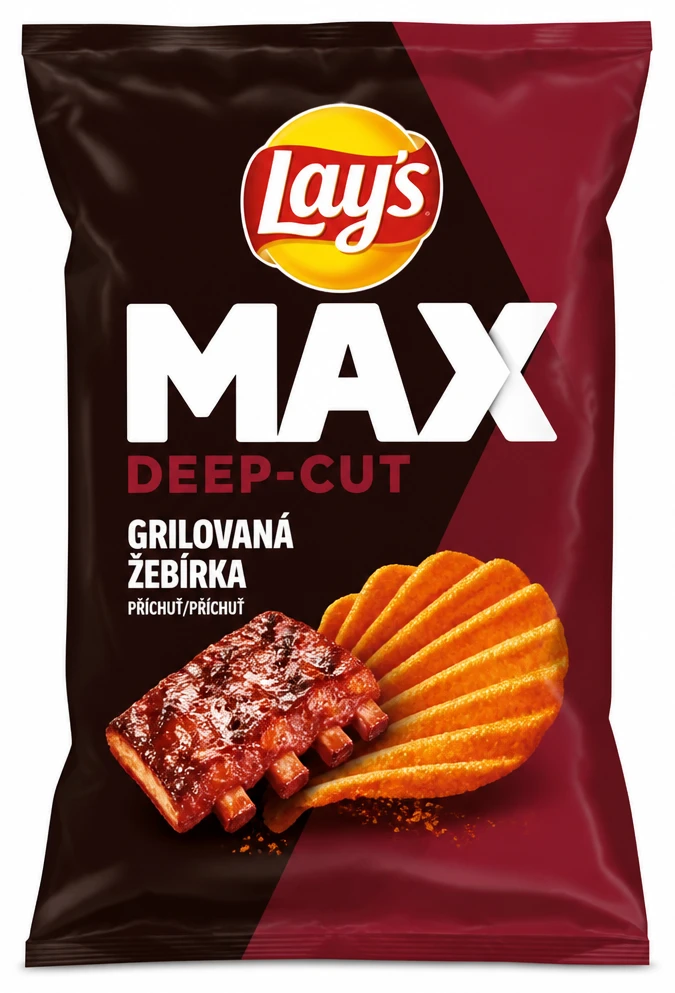 Lay's Max Deep-Cut různé druhy