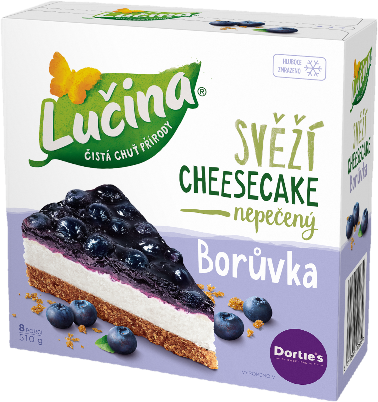 Dortie´s Lučina svěží cheesecake borůvka