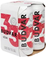 Budějovický Budvar 33 plech 4x500ml