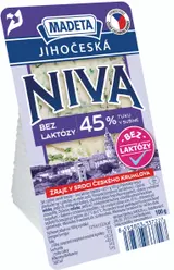 Madeta Jihočeská Niva 45% bez laktózy 100g
