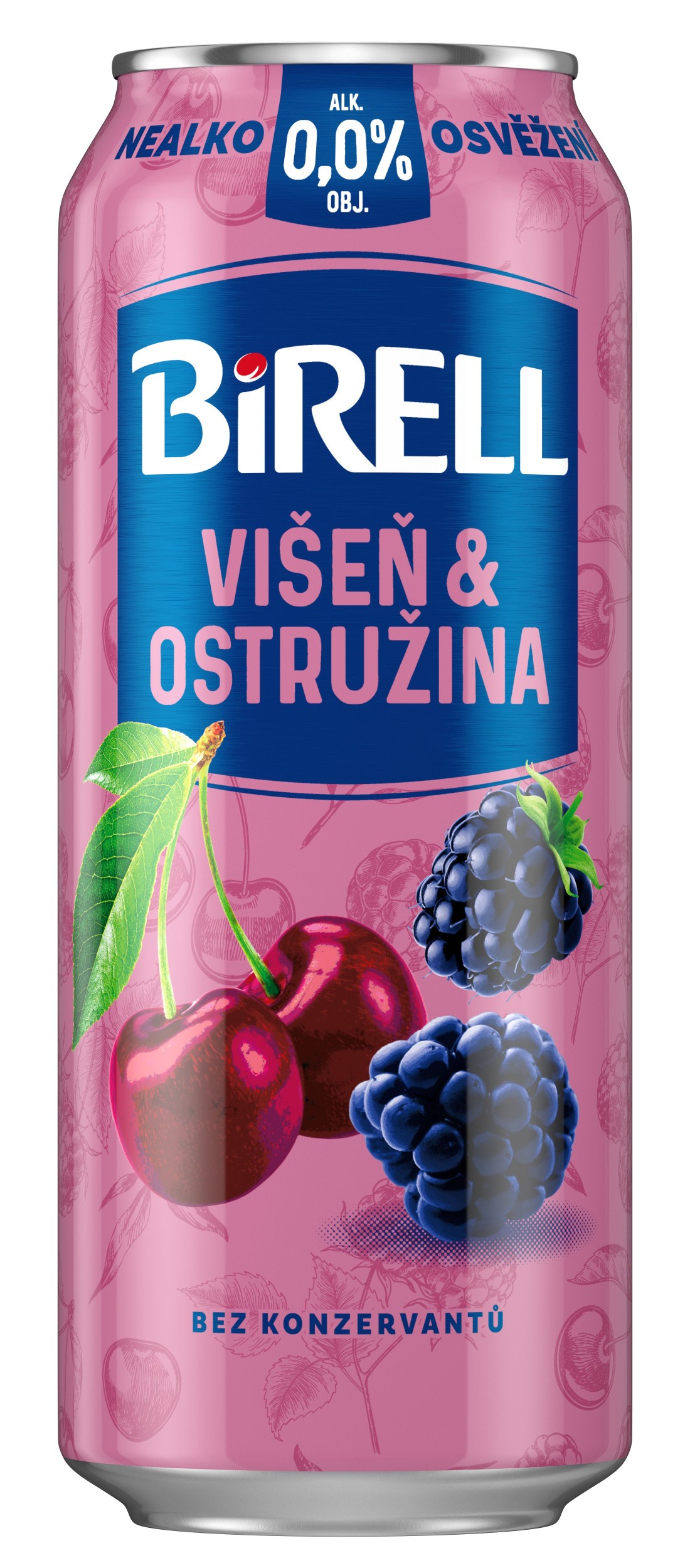 Birell Višeň & Ostružina 0,5l plech