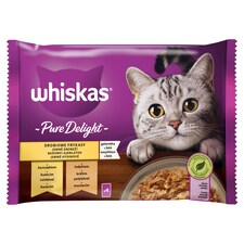 Whiskas Pure Delight jemné drůbeží v želé 4 x 85g (340g)