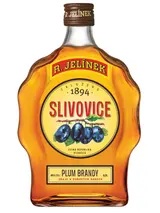 R. JELÍNEK Slivovice Zlatá 45% obj. Budík