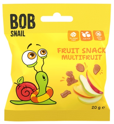Šnek Bob ovocný snack multifruit