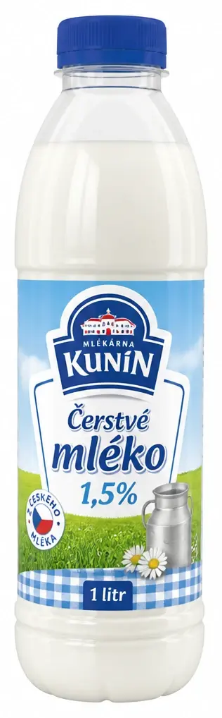 Kunín Čerstvé mléko 1,5%