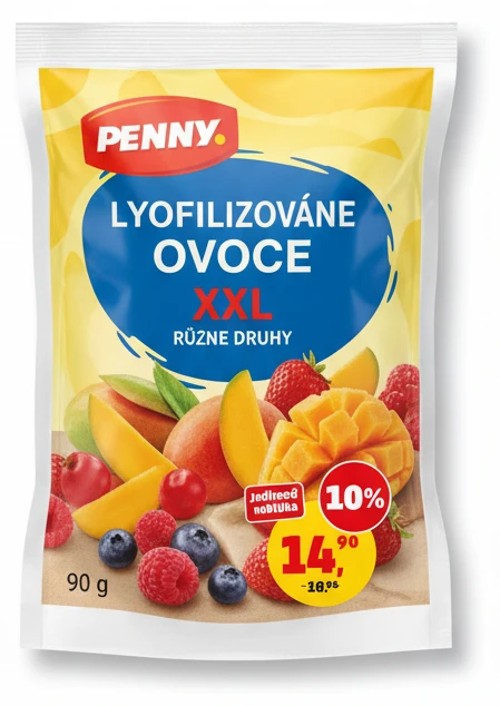 Lyofilizované ovoce XXL různé druhy